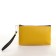 Women's wallet with lightning, yellow color