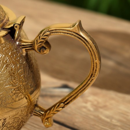 Teapot 25x12x18 cm, brass-5