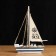 Souvenir ship with a backlight 23*5*33cm
