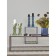 Class Mayen table, 380 × 380 × 520 mm, turquoise color