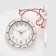 Watching double-sided watches, on suspension, smooth move, 36 x 32 cm, D-25 cm, dial 19 cm