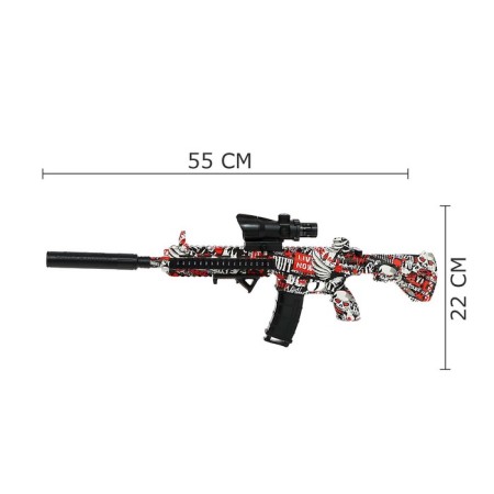 Automat "Storm", shoots with gel bullets, works from the battery-1