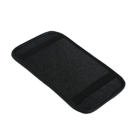 A rug for a armrest 29 × 19, eco -leather, black-2