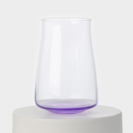 Set of glass glasses Rainbow Fresh, 400 ml, decor, 6 pieces-1