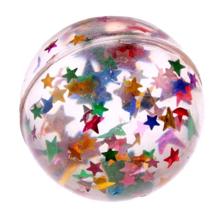 Rubber ball "Stars", 3.2 cm-4