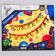 Girland on the eyelets "Happy Birthday!", Length 240 cm, Avengers