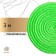 Crap for rhythmic gymnastics Grace Dance, 3 m, green color