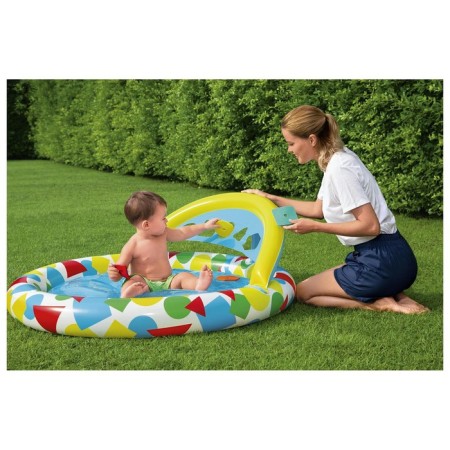Basin inflatable children's splash & learn, 120 x 117 x 46 cm, with a canopy, 52378 Bestway-4