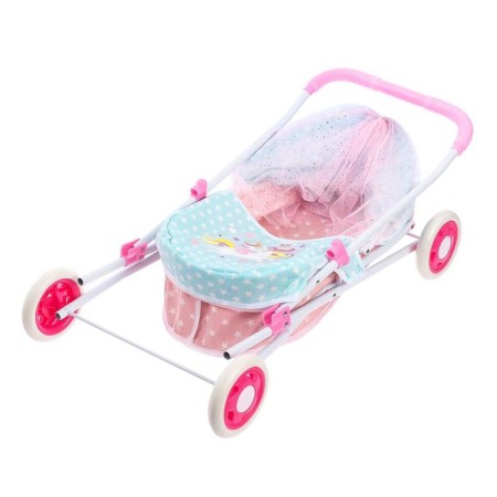 Stroller for dolls, universal, with a metal frame-6