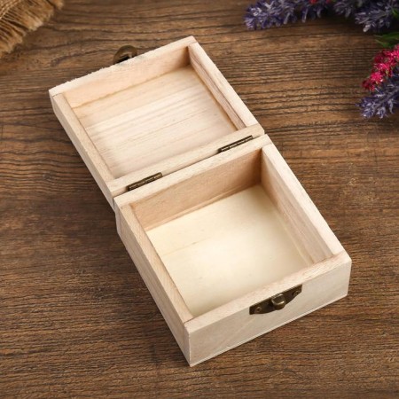 Casket for painting "Square" 8x8x5 cm, mix-6