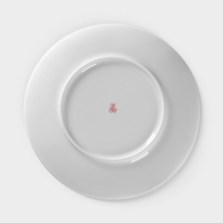Porcelain plate "Botanika. Gindly ", d = 20 cm, white-3