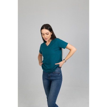 Jumper female ise, size 46 cm, emerald color-4
