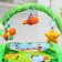 Developing rug "Island", with arc and toys, 77x77x0.5