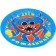 Paper plate "Happy Birthday!", 18 cm, monster