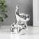 Souvenir Ceramics "Elephant sits" silver 4.5x5x10 cm