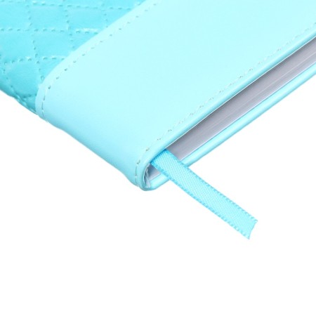 PROVING PROMMAN LEARTED, 80 sheets, 100x170 mm, Devente.tailor, solid cover to leatherette with foam, clicon, liesse, Block 70%, Blue-3