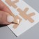 Set of stickers for correcting ingrown nails, 16 pcs, beige color