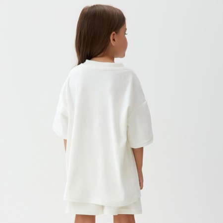 Kid for children (T-shirt, shorts) KAFTAN PLUSHY R.30 (98-104), white-4