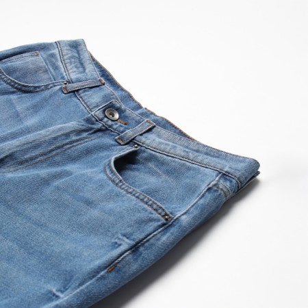 Pants women's jeans minku Selvedge Denim Blue color, rr 44-12