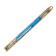 The knitting needles are straight, metal, 35 cm/4.0 mm