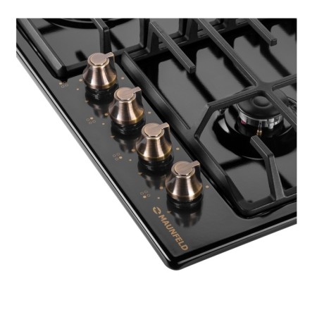 Hlect surface Maunfeld Eghe.64.63cb.r/G, gas, 4 burners, black-4