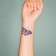 Tattoo on the body color "Watercolor butterfly" 6x6 cm