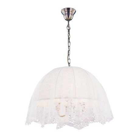 Lamp "Basel" 3x60W E14 beige 51x51x50cm