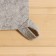 Bath mat "Economy", 38 x 52cm, felt, light gray