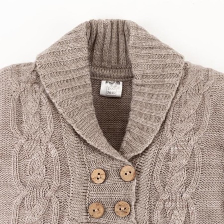 Jumper knitted baby I grow 86-92 cm, beige-1