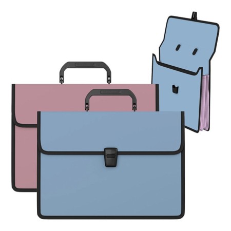 A4 Portfire folder, 2 departments, Erichkrause "Matt Manga", mix