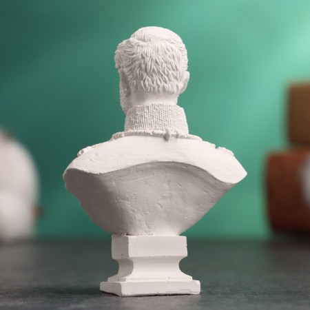 Bust "Emperor Alexander II" Bely, 4.5x2x6cm-2