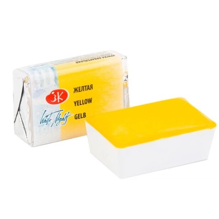 A watercolor art in a cuvette 2.5 ml, ZHK "White Nights", Yellow, 1911211-1
