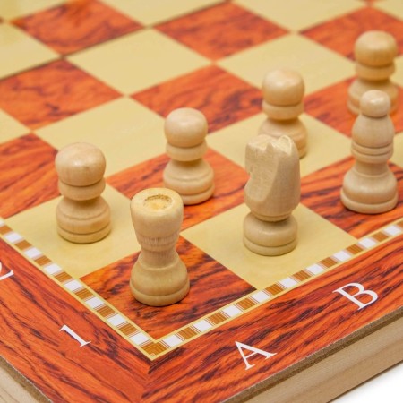 Board Game 3 in 1 "Podak": backgammon, chess, checkers, 34 x 34 cm-3