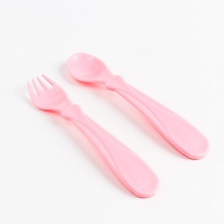 A set of children's utensils "Kotorusalka", a plate on the suction cup 250ml, fork, spoon-4