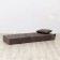 Handwheel chair-bed "Essen", velor fabric, brown color