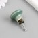 Handle for the casket ceramics, metal "flower" green 3.4x3.4x3.4 cm