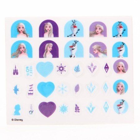 Manicure set. Nail stickers, cold heart-1