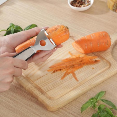 Vegetable cleaner BLADE, 18 cm, handle SOFT TOUCH, MIX color-9