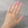 Set of rings 2 pieces "trend" is light, color of gold, dimensionless