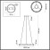 Fierro LED 55W 3000k chandelier