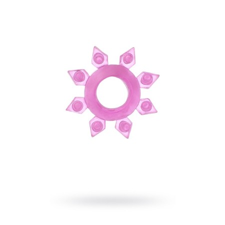 Erective ring on the penis Toyfa, TPE, pink
