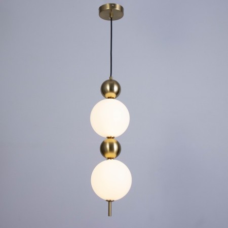 Lamp "Bowl" LED 5+5W 6000k brass 15x15x52-152cm-1