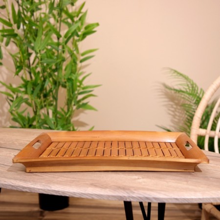 Bamboo tray 40x30x5 cm-3