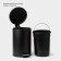 Garbage bucket with pedal Stolz Stölz, 12 l, stainless steel, black color