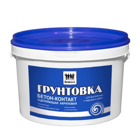 Primer concrete Contact in the distance "Brigade" Clutching, universal, pink 14kg