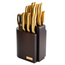 Lenardi knife set, on a stand, 13 items