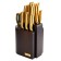 Lenardi knife set, on a stand, 13 items