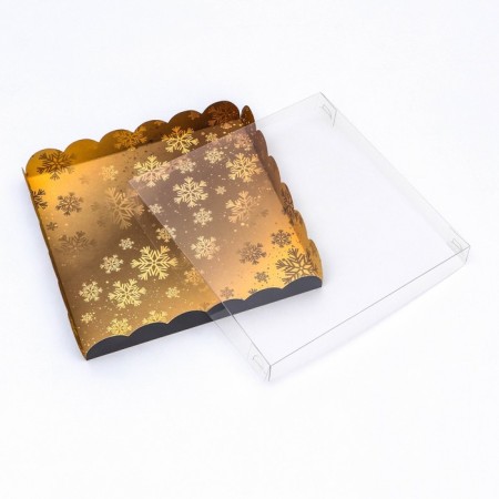 Cookie box "Happy New Year!", 21x21x3-6