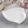 Porcelain platele triangular wilmax ariela, d = 25.5 cm, white color