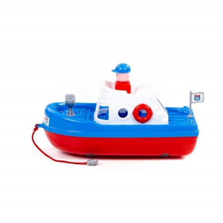 Rescuer boat, white-blue color-1